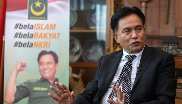 MS Kaban Minta PBB Dukung Prabowo, Yusril: Bukan Rekomendasi tapi Nasihat