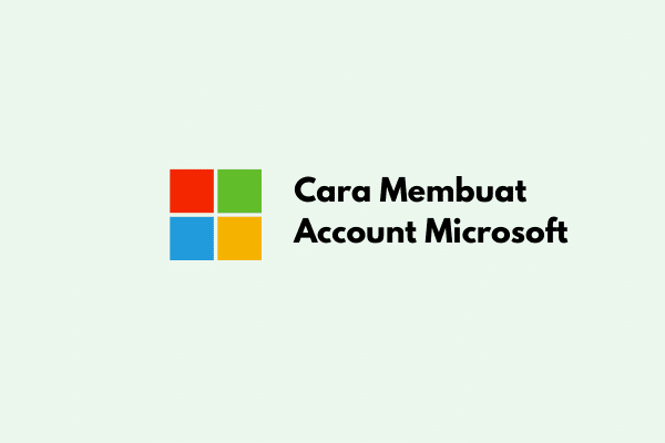 Cara Buat Account Microsoft