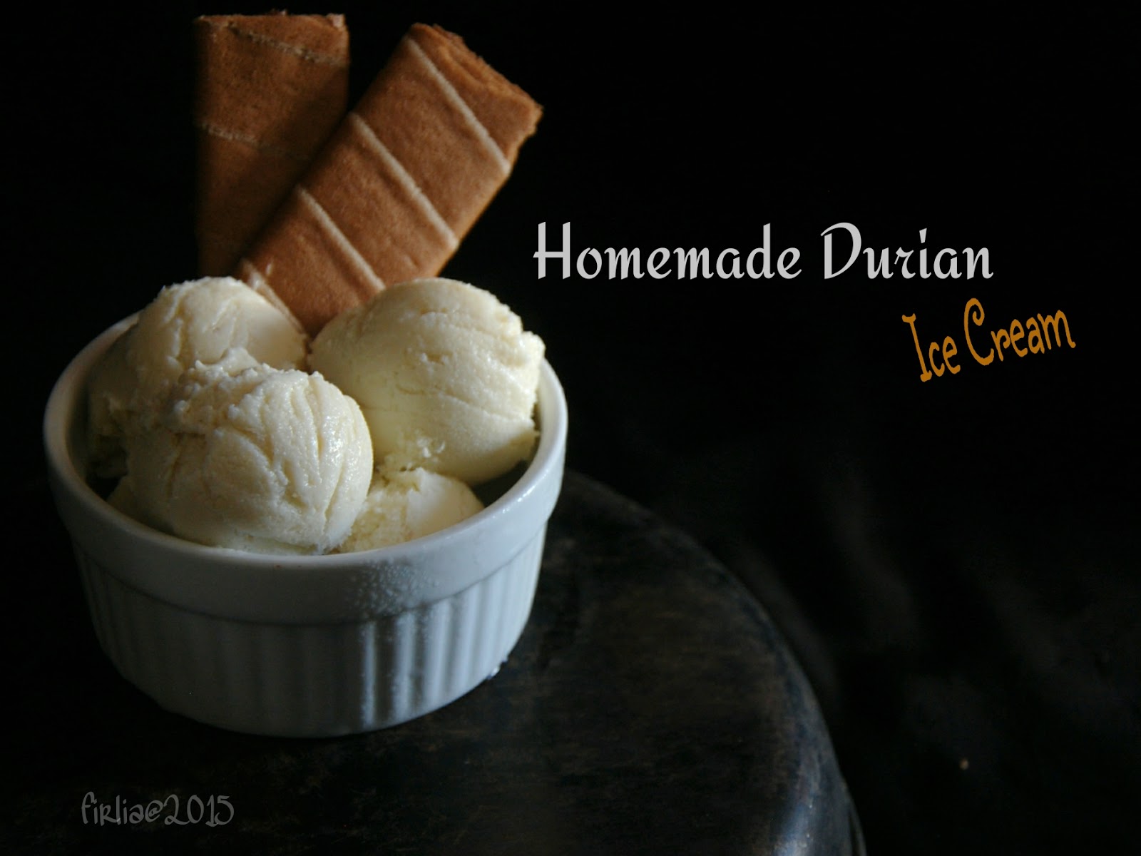 Venus Brownies & Bread: Homemade Durian Ice Cream