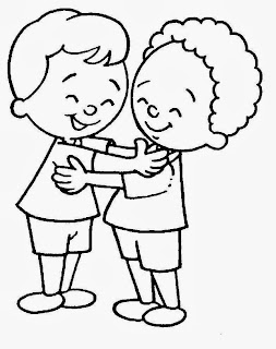 Amigos para Colorir Amigos para Colorir