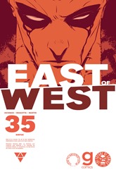Actualización 18/01/2018: Se agrega el número #35 de East of West, por GinFizz para la pagina de Facebook G-Comis. Nos ponemos al día con la Muerte y Babilonia.