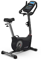 2017 Schwinn 170 Upright Exercise Bike MY17, with 29 programs, 25 ECB resistance levels, new console with Bluetooth connectivity, 4-way adjustable saddle, angle adjustable handlebars with padded elbow rests