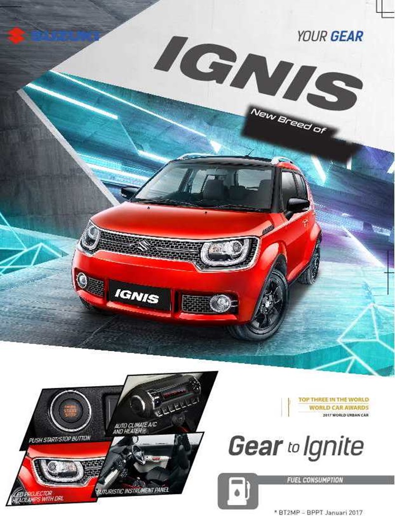 MOBIL SUZUKI INDRAMAYU: BROSUR SUZUKI IGNIS CIREBON 