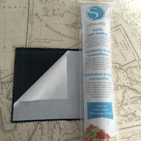 How to Cut Tartan Wool Fabric with Silhouette Cameo.  Stabilize with Silhouette's Clean Cut Stabilizer.  Father's Day card tutorial by Nadine Muir for Silhouette UK Blog