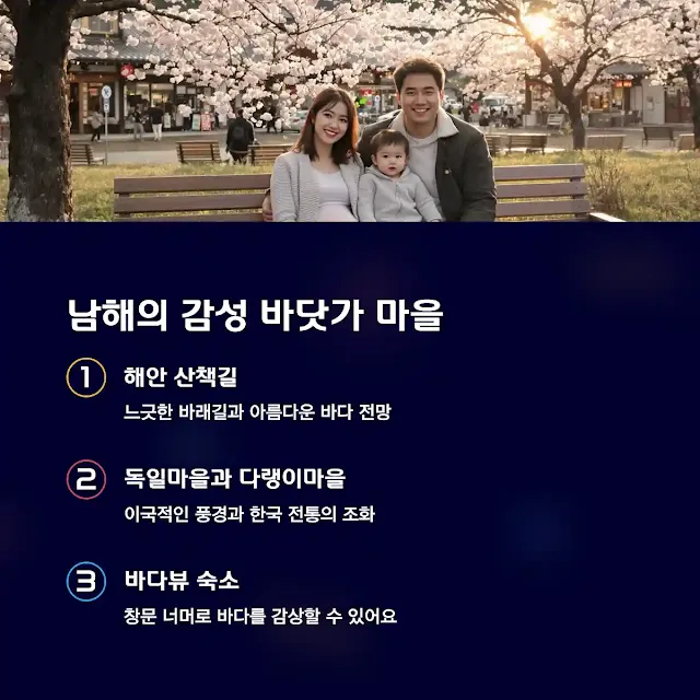 경남 남해 – 바닷마을과 해안 산책의 여유
