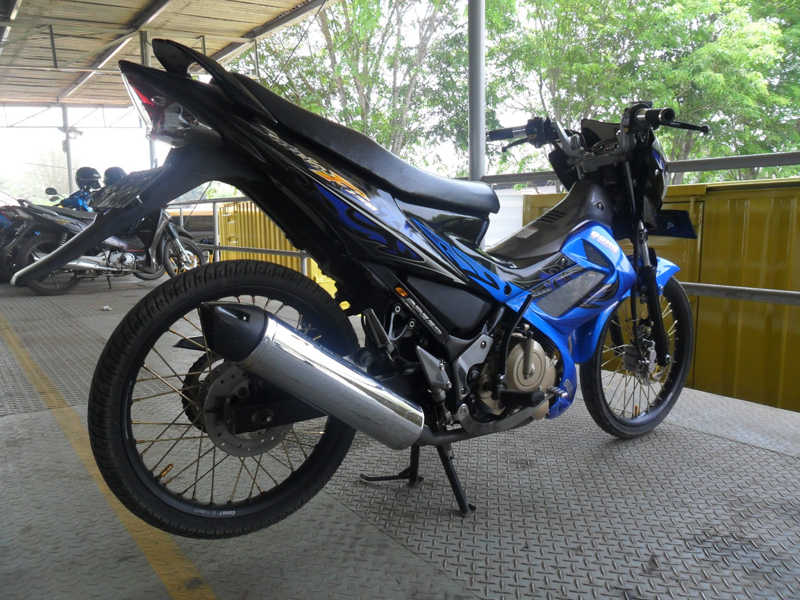 Koleksi Modif Jok  Motor  Satria F Terlengkap Botol Modifikasi 