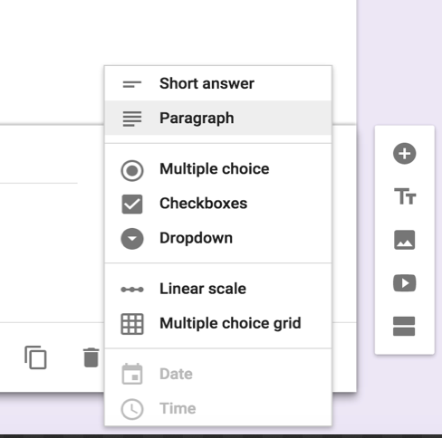 Google forms multiple answers