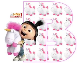 Alfabeto de Agnes y su Unicornio.