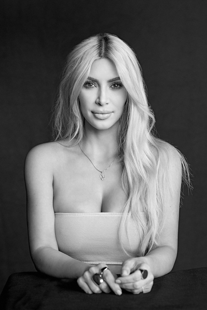 Kim Kardashian sexy model photo shoot WWD magazine