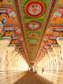 Corridor of 1000 pillars at Ramanathaswamy Temple, Rameshwaram