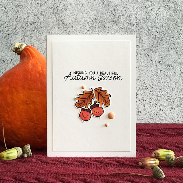 Sunny Studio Stamps: Beautiful Autumn Customer Card by Svetlana Kondrakova