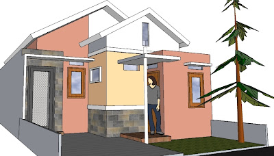  Desain  Rumah  Minimalis Ukuran  6  x  12  m Desain  Denah 
