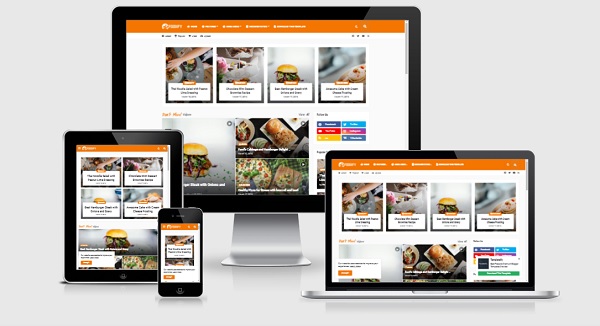 Foodify Elegant Food-Restaurant Responsive Blogger Template