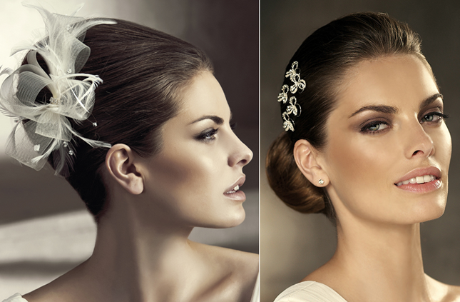 Chic Wedding Accessories Headpieces and Veils by Pronovias
