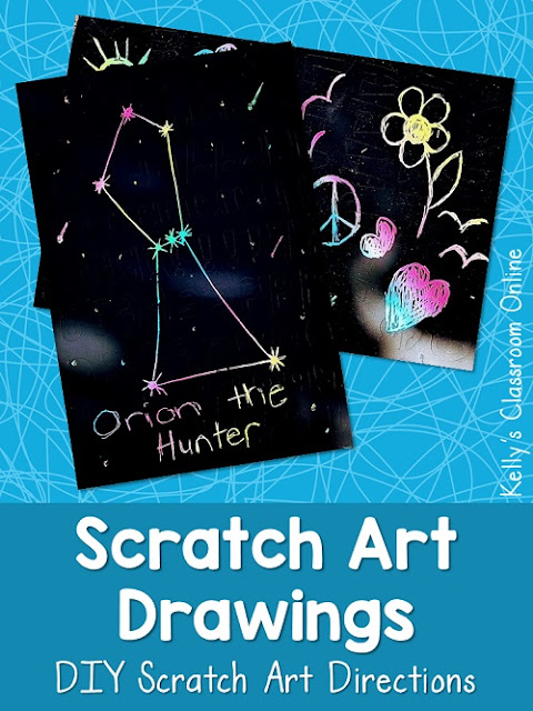 Learn how to use scratch art to make pictures in four steps. You will need: crayons, white paper, & toothpicks. Homemade scratch art. DIY scratch art.