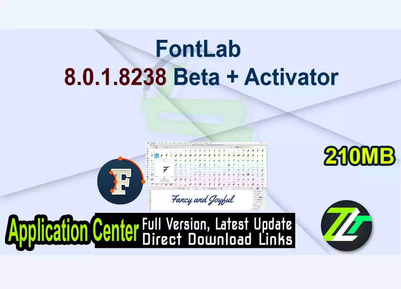 FontLab 8.0.1.8238 Beta + Activator