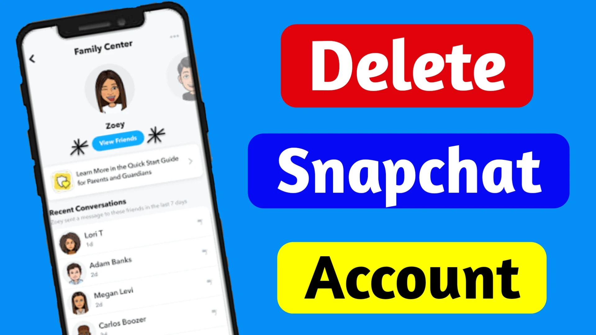 Snapchat Account Delete Kaise Kare