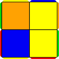 CLL 2x2x2 Cube T - 2