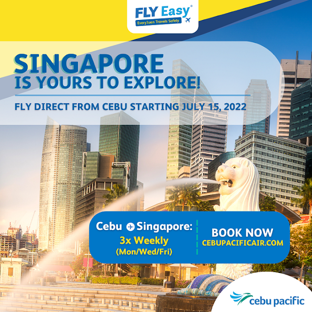 Cebu Pacific adds flights to Singapore from Manila and Cebu + Singapore Travel Requirements 2022