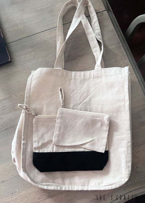 Blank Canvas Bags.