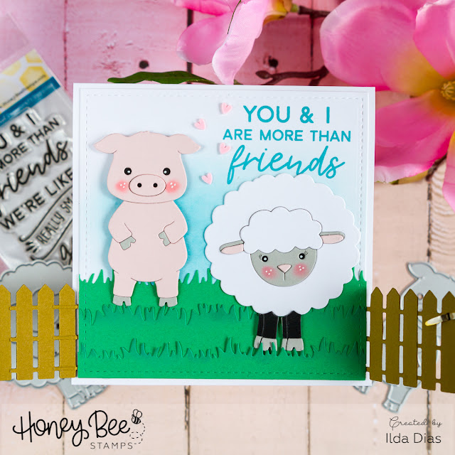 Farm Animal Friendship Card by ilovedoingallthingscrafty