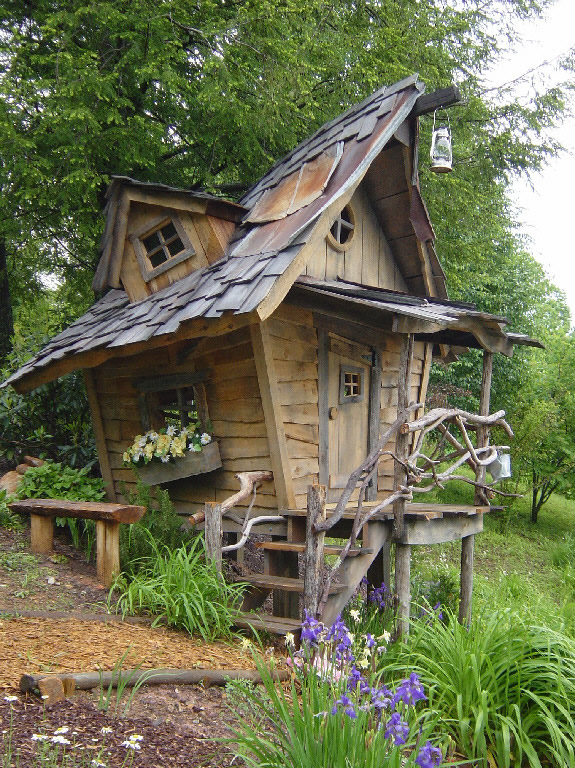 wonky playhouse plans