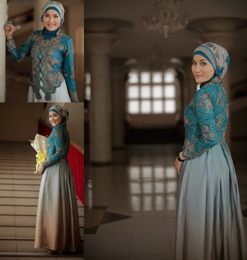 Model 3. Hijab Kebaya Modern Terbaru 2015