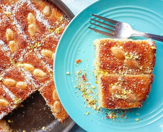  coconut semolina cake