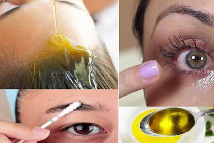 Use This Oil For Fast Hair, Eyebrows, and Eyelashes Growth