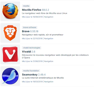Navigateurs web pour linux