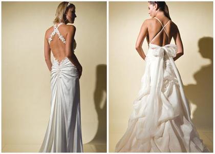 Celebrity Dress on Wedding Dress Styles   Cross Back Wedding Dress