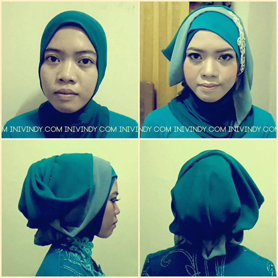 Ini Vindy Yang Ajaib Make Over Dan Hijab Style Pakai Merah Siapa