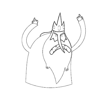 #7 Ice King Coloring Page