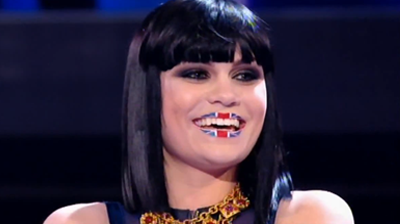 Jessie J, British smile, from performance at Britain’s Got Talent, 2 June 2001.