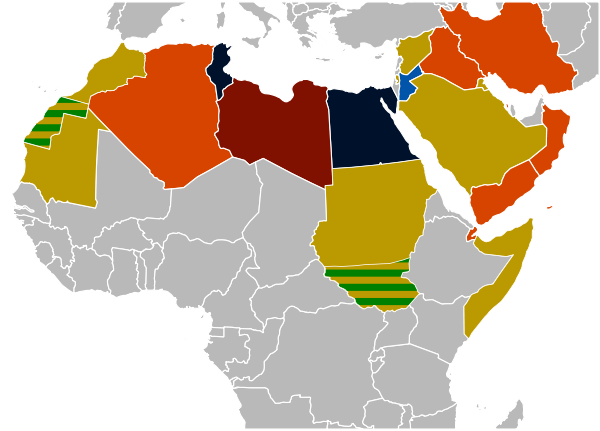 map of north africa middle east. Map Of North Africa And The