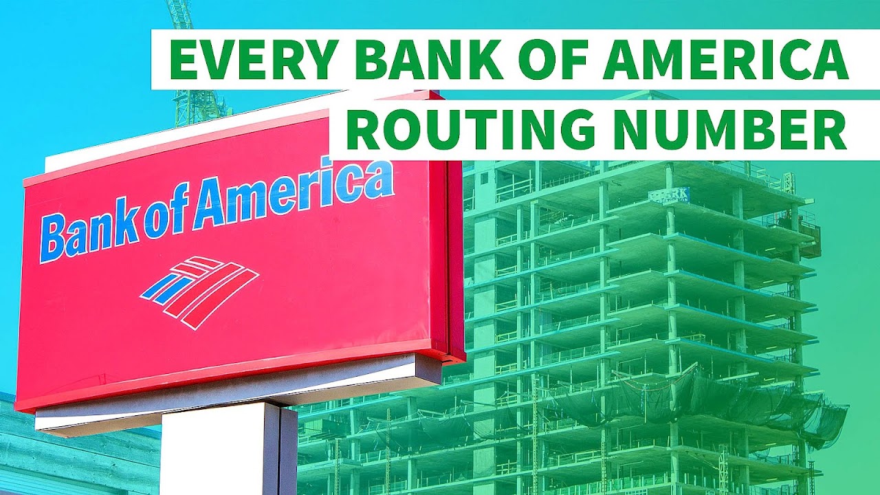 Bank Of America International Wire Transfer Routing Number
