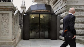 entrance to Churchill War Rooms in London