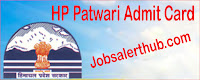 HP Patwari Admit Card