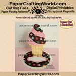 ice cream cone easel-ppr-cf-200