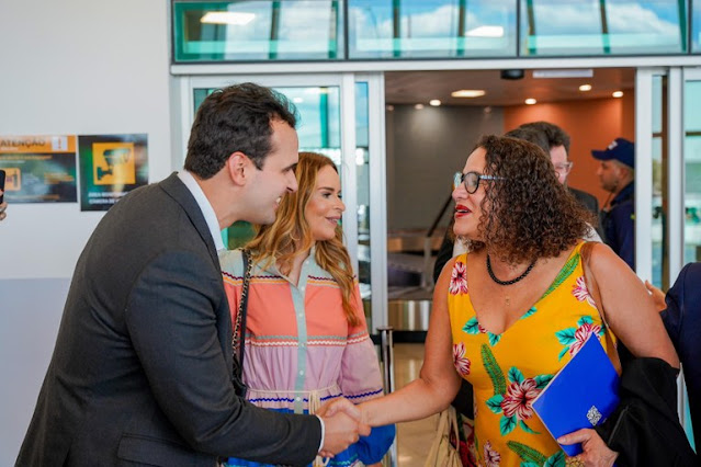 Lucas Ribeiro prestigia lançamento da pedra fundamental para expansão do Parque Tecnológico e do Centro de Energias Renováveis do Insa, em CG