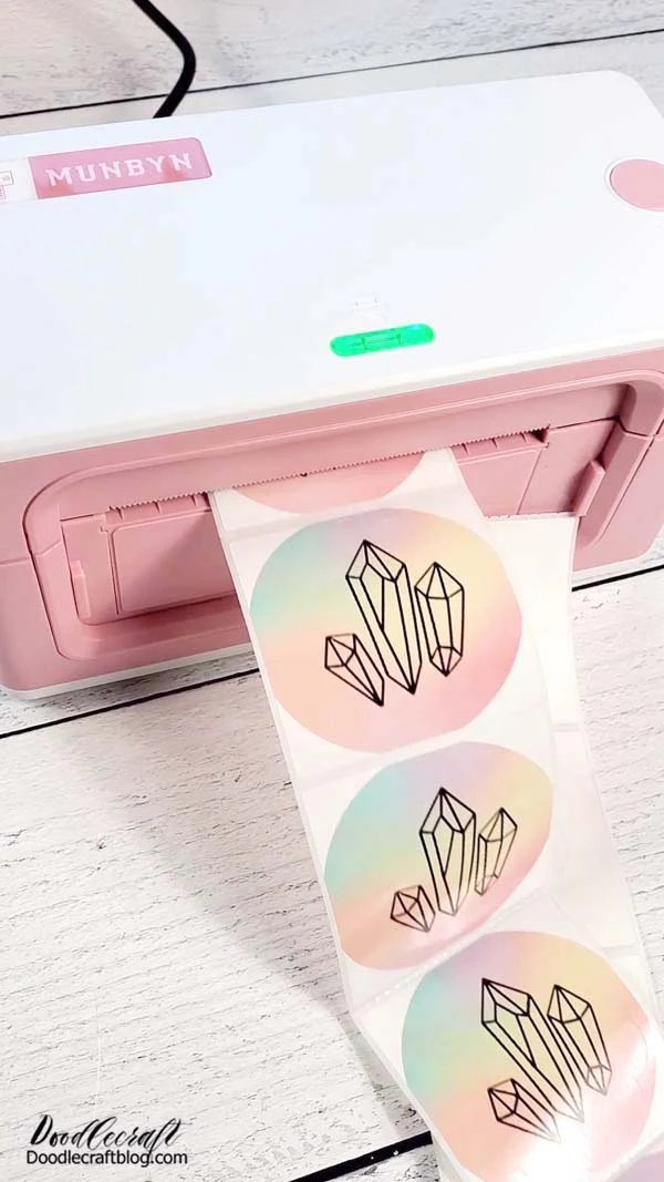 Easy DIY Stickers with the Munbyn Thermal Label Printer – Sustain My Craft  Habit