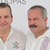 Ricardo Fernández Aviña, felicitó al legislador Federal Edgar Melhem Salinas