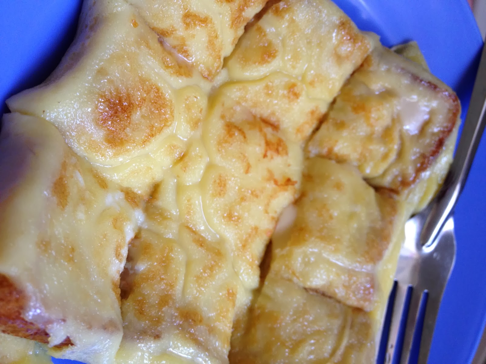 Fisya's Gourmet: RBTM Cheese (Roti Bakar Telur Manis Cheese)