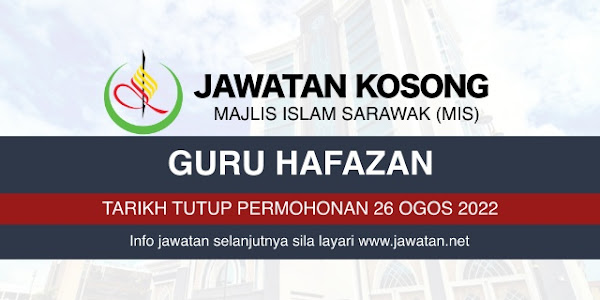 Jawatan Kosong Majlis Islam Sarawak Ogos 2022