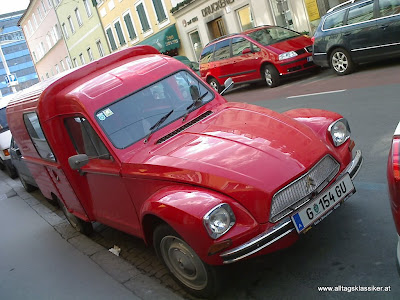 technische basis der acadiane ist der citroen 2cv auf dem wiederum die