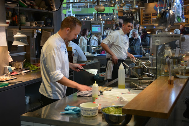 Markthal Rotterdam cooking