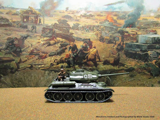 1/72 Italeri T-34/85 tanks & Pegasus Hobbies SU-122 assault guns