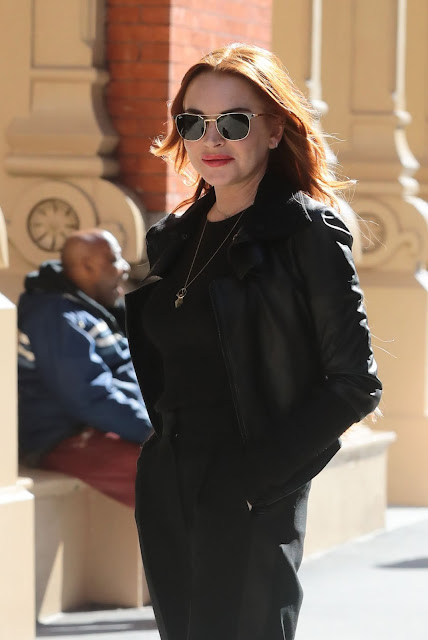 Lindsay Lohan Out and About in New York 2019