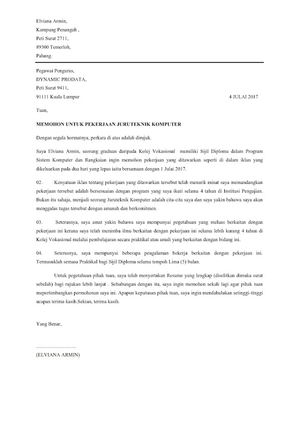 Contoh Soalan Surat Kiriman Tidak Rasmi Tahun 6 Letter 7saudara Com