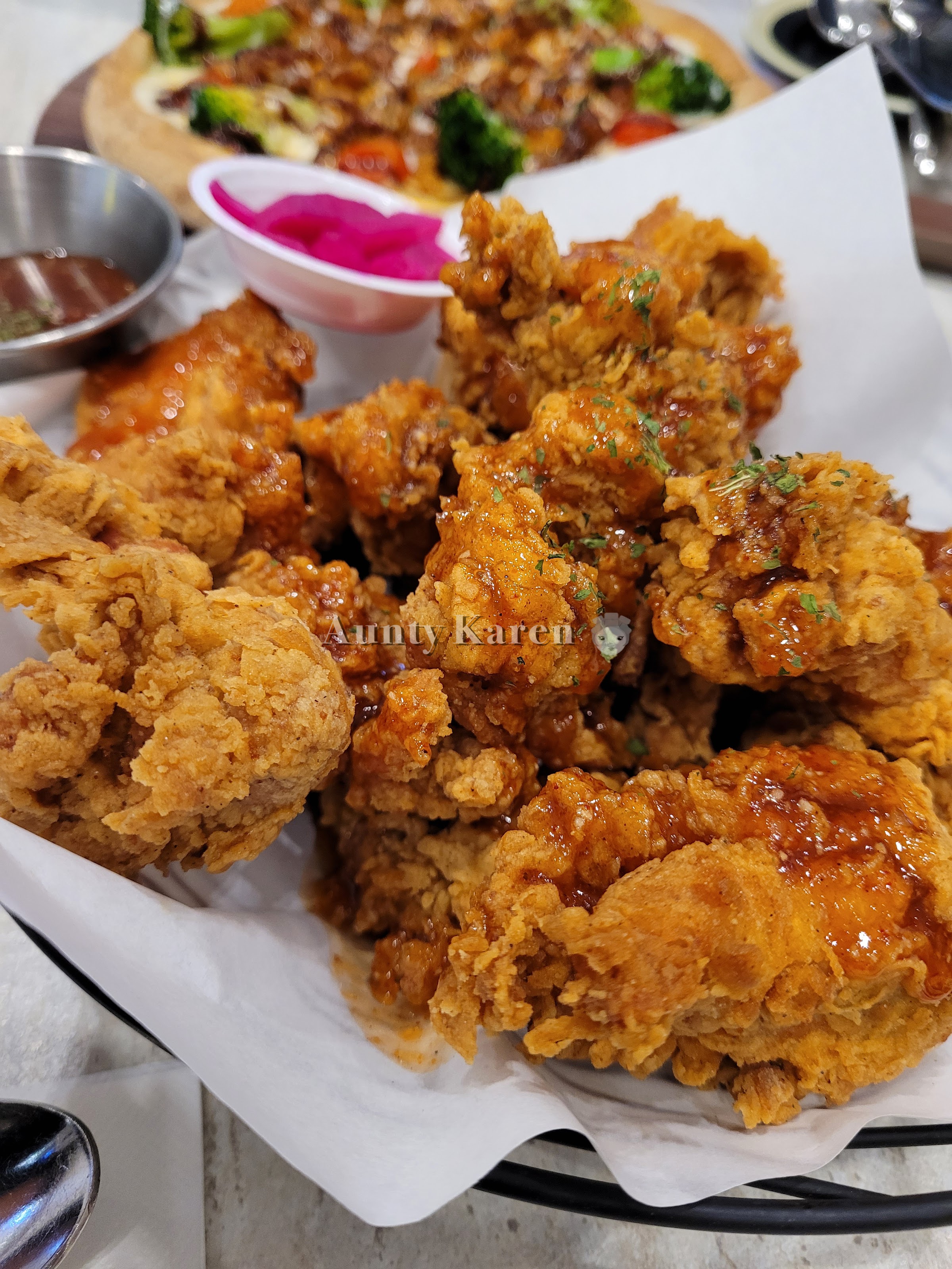 Garlic Dak Gangjeong Fried Chikin from Pizza Maru @ Jewel